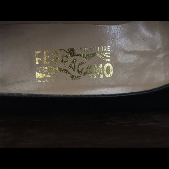 Salvatore Ferragamo Embossed Leather Shoes - Picture 5 of 8